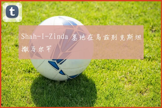 Shah-I-Zinda 墓地在乌兹别克斯坦撒马尔罕